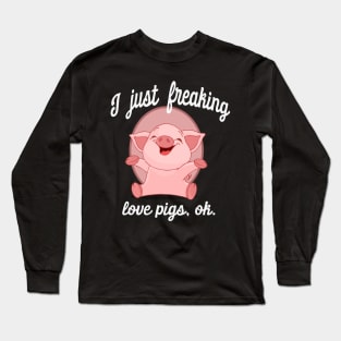 I Love pigs Long Sleeve T-Shirt